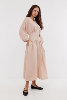 Платье женское Baon B4524076 розовое 2XL