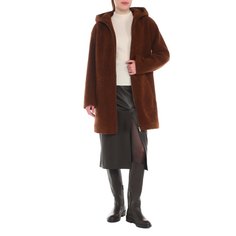 Пальто женское Calzetti WENDY LONG коричневое XS