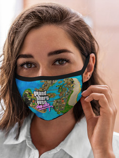 Многоразовая маска унисекс Burnettie MasBurnettieUVM2057239 разноцветная