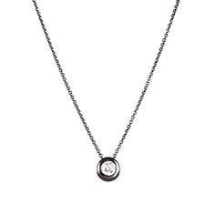 Колье из черного золота 45 см Джей Ви AAP6863_TSP_BLK, бриллиант
