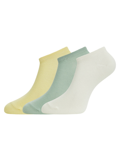Комплект носков женских oodji 57102433T3 разноцветных 38-40 3 пары