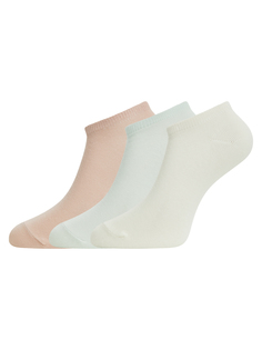 Комплект носков женских oodji 57102433T3 разноцветных 38-40 3 пары