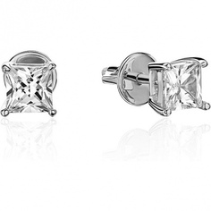 Серьги из белого золота Эстет 01С1213909, фианит