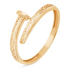 Кольцо из красного золота р. 16,5 585Gold 401005380