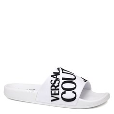 Шлепанцы мужские Versace Jeans Couture 76YA3SQ1 белые 42 EU
