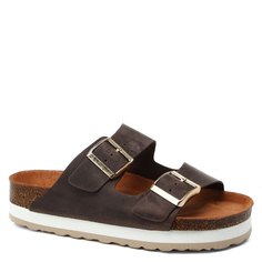 Шлепанцы женские Bio Green PT20-3L коричневые 37 EU