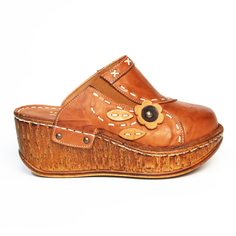 Шлепанцы женские Airbox 133734 коричневые 36 RU