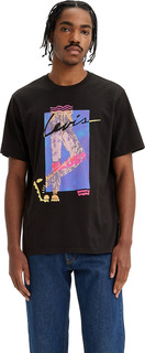 Футболка мужская Levis Men Relaxed Fit Graphic Tee черная S Levis®