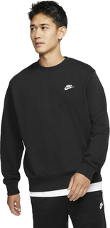 Свитшот мужской Nike M Sportswear Club French Terry Crew черный 2XL