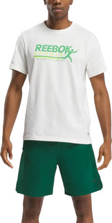 Футболка мужская Reebok Court Sport Graphic Tee белая L