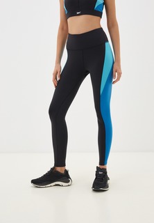 Леггинсы женские Reebok Lux High-Rise Colorblock Tights W черные M