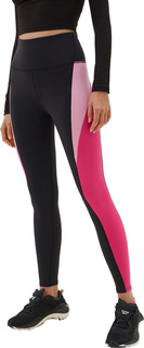 Леггинсы женские Reebok Lux High-Rise Colorblock Tights W черные L