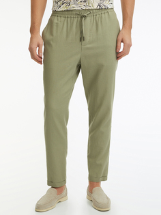 Брюки мужские 2B100004M-1 oodji зеленые 42