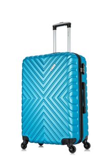 Чемодан женский LCase New-Delhi синий, 54х33х20 см