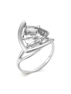 Кольцо из серебра р. 17,5 VG 100299-015-0019, горный хрусталь