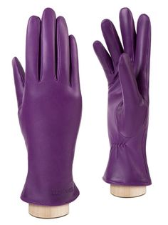Перчатки женские Eleganzza IS00700 темно-фиолетовые р.7.5