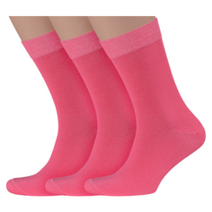 Комплект носков мужских Нева-Сокс 3-В-121 розовых 25