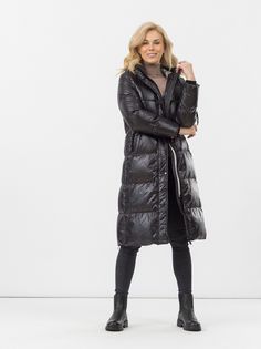 Пуховик женский Avi A-15019-ST черный 48 EU