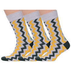 Комплект носков мужских MoscowSocksClub msk3-М40 разноцветных 29