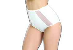 Трусы женские Norddiva Alma слипы белые 4XL