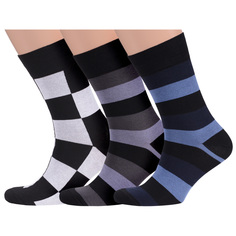 Комплект носков мужских MoscowSocksClub msk3-М02 разноцветных 27