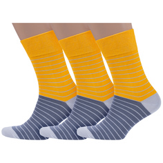 Комплект носков мужских MoscowSocksClub msk3-М47 разноцветных 29