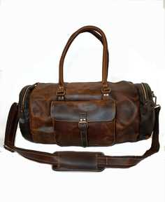 Дорожная сумка унисекс Black Buffalo Optimus коричневая, 50х23х23 см