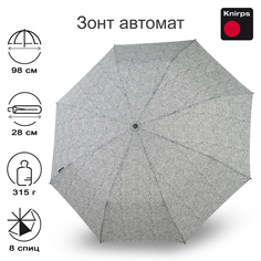 Зонт женский Knirps T.200 Medium Duomatic UV nuno IshIdatamI grey