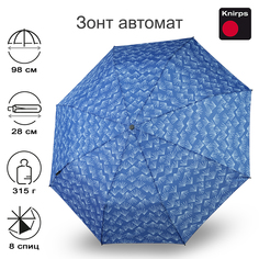 Зонт женский Knirps T.200 Medium Duomatic UV nuno kasa blue