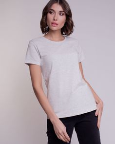 Футболка женская Uzcotton W-F серая XL