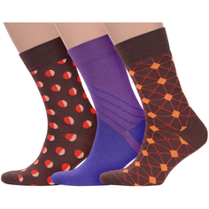 Комплект носков мужских Нева-Сокс 3-МН-НС разноцветных 29