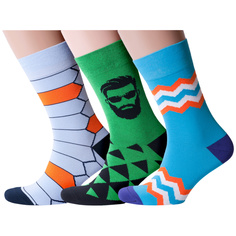 Комплект носков мужских MoscowSocksClub msk3-М01 разноцветных 29