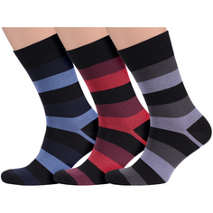 Комплект носков мужских MoscowSocksClub msk3-М02 разноцветных 27