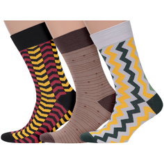 Комплект носков мужских MoscowSocksClub msk3-М40 разноцветных 29