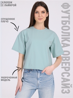 Футболка женская Апрель 1ЖДФК4122804 зеленая 96-100/164
