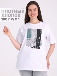 Футболка женская Апрель 517жен006РП белая 108/164