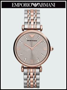 Наручные часы женские Emporio Armani A1840R розовые/серебристые