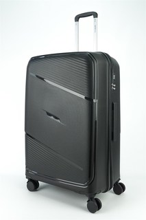 Чемодан унисекс Sweetbags Flash черный, 77x50x32 см