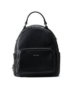 Сумка-рюкзак женская Afina 627 черная, 30х25х14 см