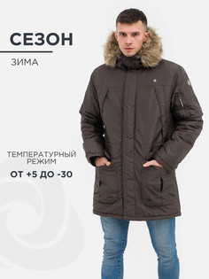 Куртка зимняя CosmoTex "Аляска", цвет оливковый, размер 56-58 182-188