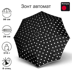 Зонт женский Knirps T.200 Medium Duomatic dot art black