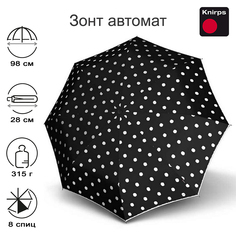 Зонт женский Knirps T.200 Medium Duomatic dot art black