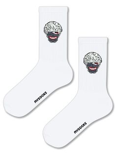 Носки унисекс MySocks sku67 белые 37-43