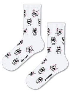 Носки унисекс MySocks sku88 белые 37-43