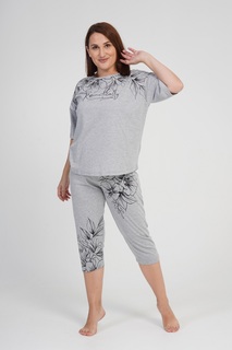 Пижама женская VIENETTA 109101_0000 серая 2XL