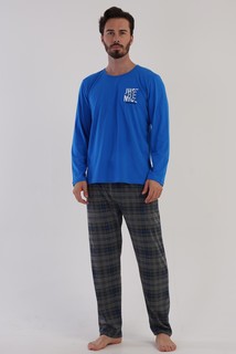 Пижама мужская VIENETTA MAN 305030 синяя XL