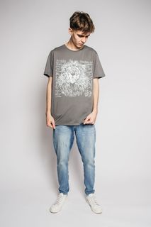 Футболка мужская Let`s Go 54210 серая 48 RU