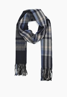 Шарф унисекс Rosedena shawlcy2222 сине-серо-голубой, 30x180 см