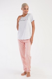 Пижама женская VIENETTA 305157_3414 серая L