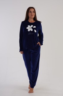Комплект домашний женский VIENETTA 306001_0000 синий 4XL